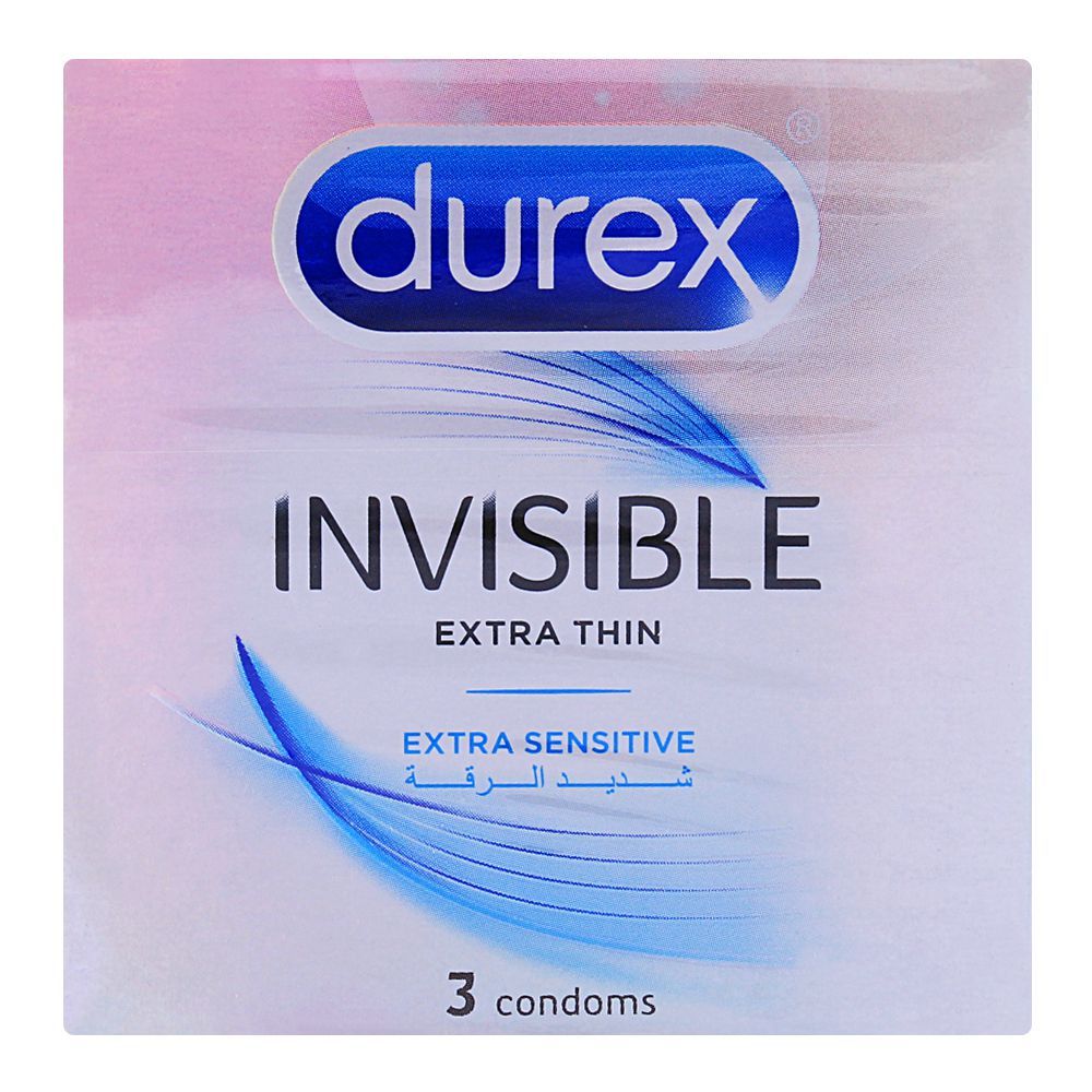 Durex Invisible Extra Thin & Extra Sensitive Condoms 3-Pack