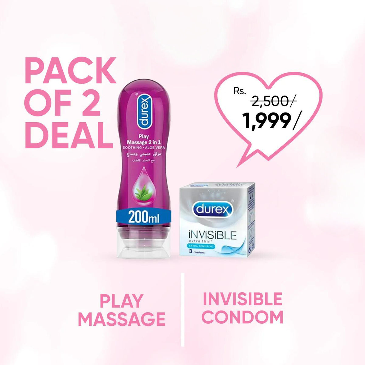 Durex Pack of 2 DEAL