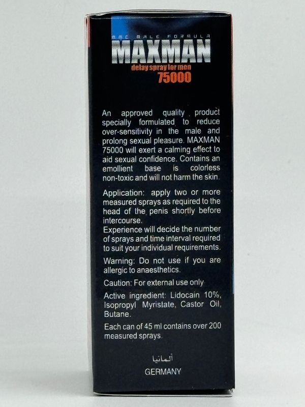 Maxman Delay Spray 75000 For Men 45ML